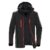 BLACK/ BRIGHT RED