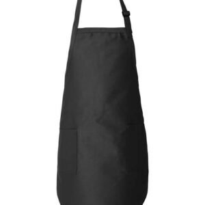 Q-Tees - Full-Length Apron with Pockets - Q4350