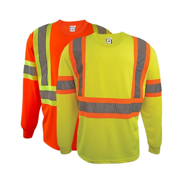 TS1204 • Coolworks® • Long Sleeve T-Shirt w/ Sleeve, 4″ Tape