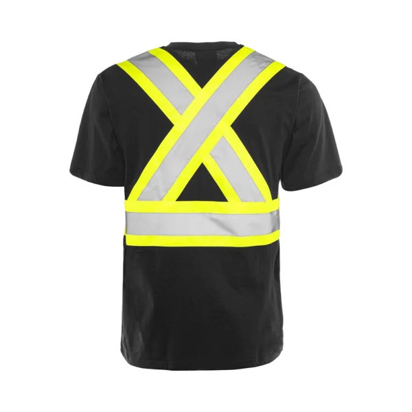 TT2 • Long Sleeve Polyester Traffic T-Shirt, 4″ Refl. Tape - Image 5