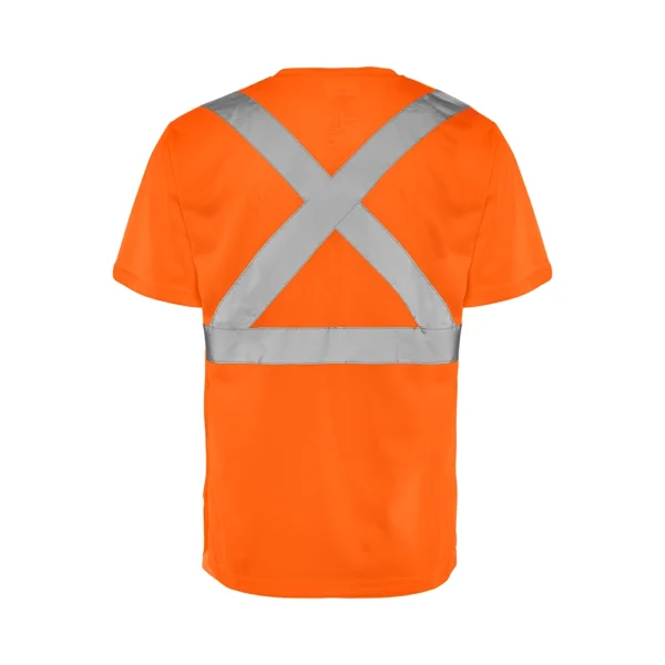 TT5 • Short Sleeve Polyester Traffic T-Shirt, 2″ Refl. Tape - Image 3