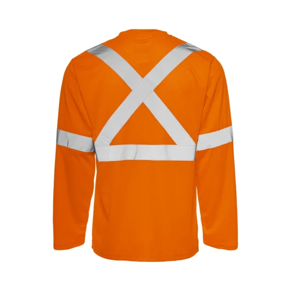 TT5 • Short Sleeve Polyester Traffic T-Shirt, 2″ Refl. Tape - Image 2