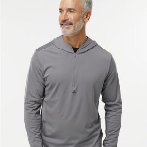 Lightweight Performance Quarter-Zip Hooded Pullover - A596